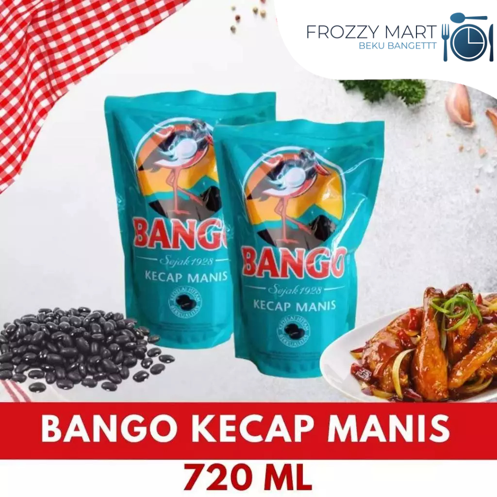 

BANGO Kecap Manis 265ml / 540ml / 720ml / 1.525kg – Kecap Legendaris Rasa Asli