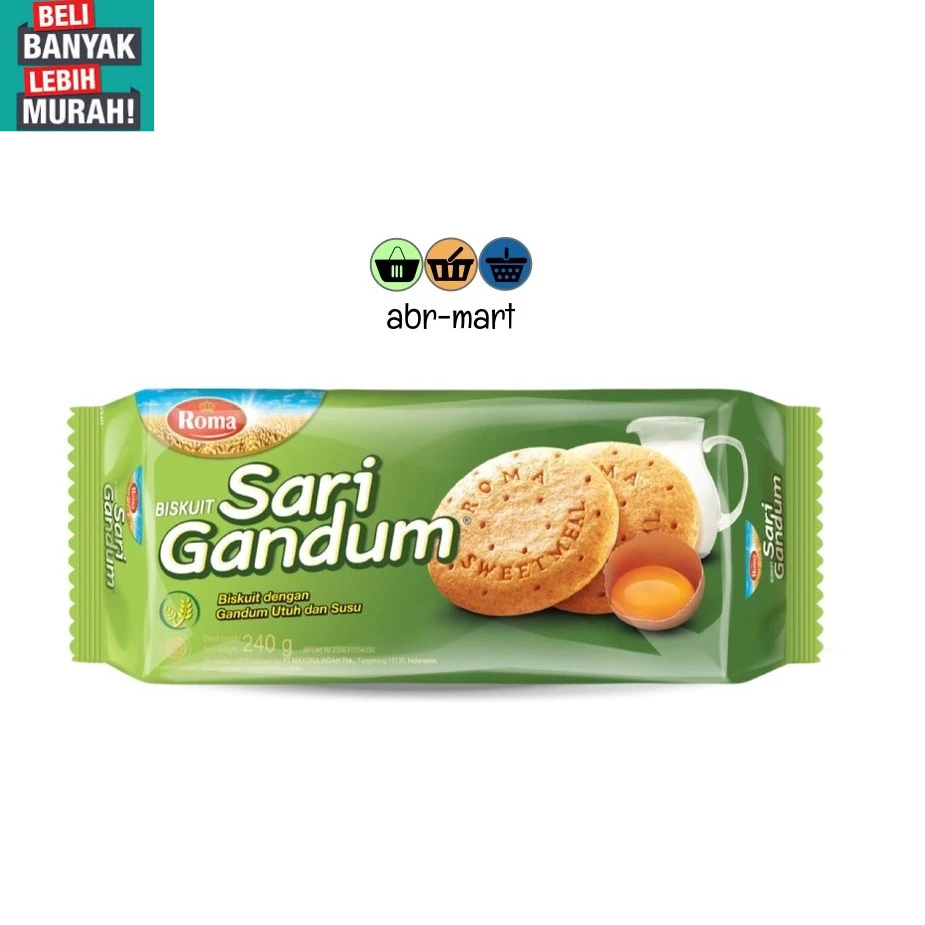 

ROMA SARI GANDUM FAM 240 GR ( BELI BANYAK LEBIH MURAH )