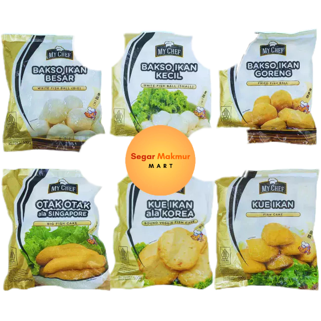

(SMM) My Chef Seafood Bakso Empiang-Otak Singapur All Variasi 500GR