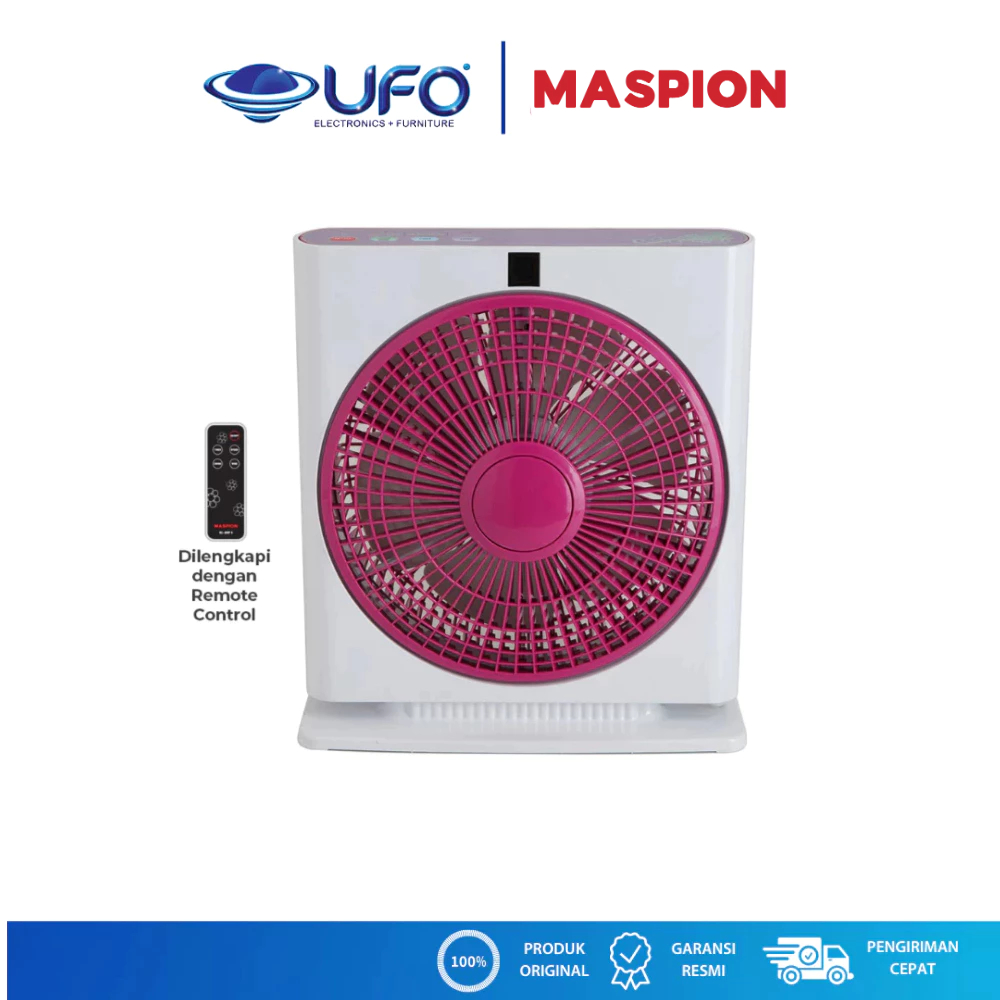 Maspion Kipas Angin Kotak Box Fan 12 Inch Dengan Remote Control JF 1205 RC | JF1205RC