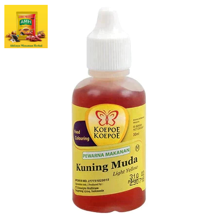 

KOEPOE-KOEPOE PEWARNA KUNING MUDA 30ML | BUMBU DAPUR BAHAN MAKANAN
