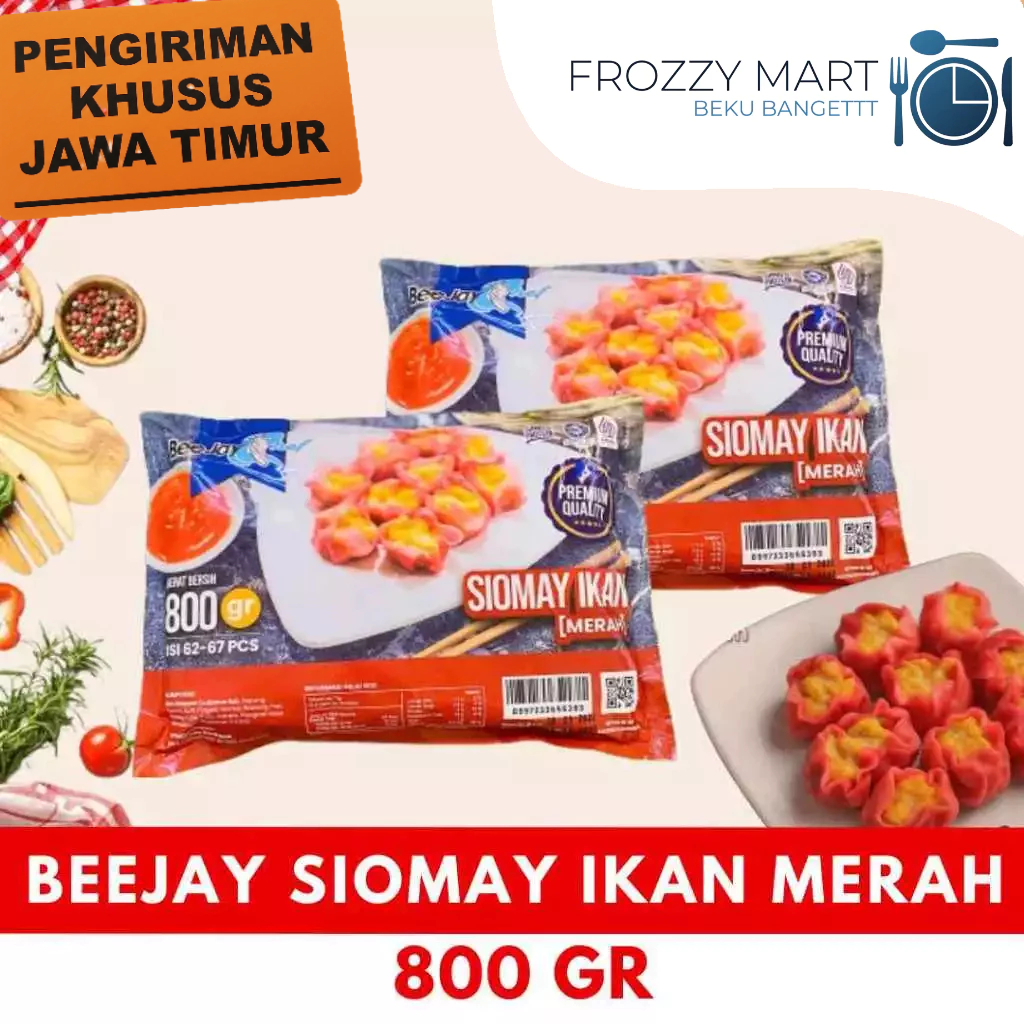 

Beejay Siomay Ikan Merah 800gr – Siomay Ikan Frozen Siap Masak
