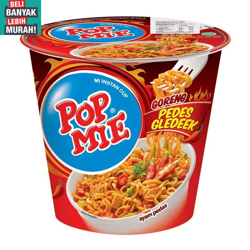 

POP MIE MI INSTAN CUP GORENG PEDES GLEDEK ( BELI BANYAK LEBIH MURAH ) xx