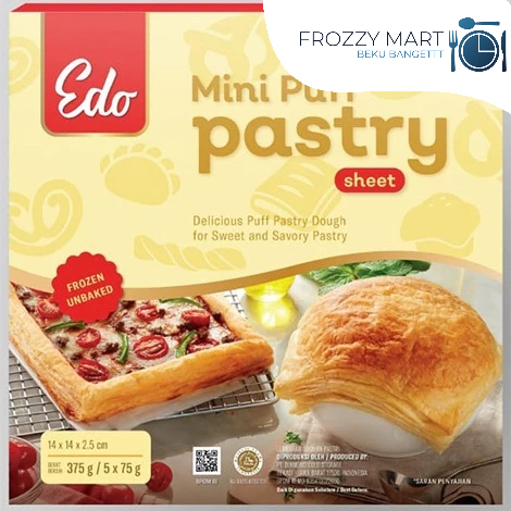 

Edo Mini Puff Pastry 375 gr | Edo Puff Pastry 750 gr