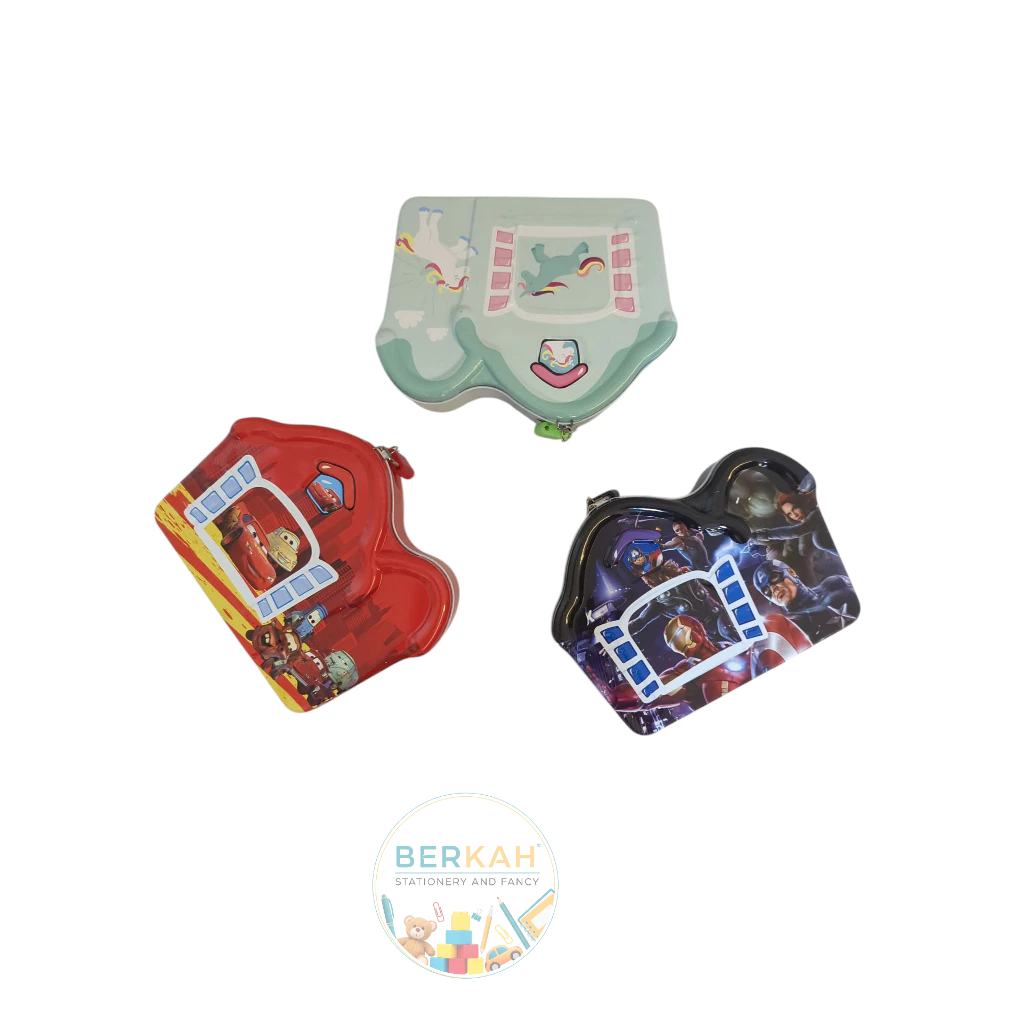 Celengan Kaleng 3D Anak Karakter Lucu dan Unik (Coin Bank) 2658