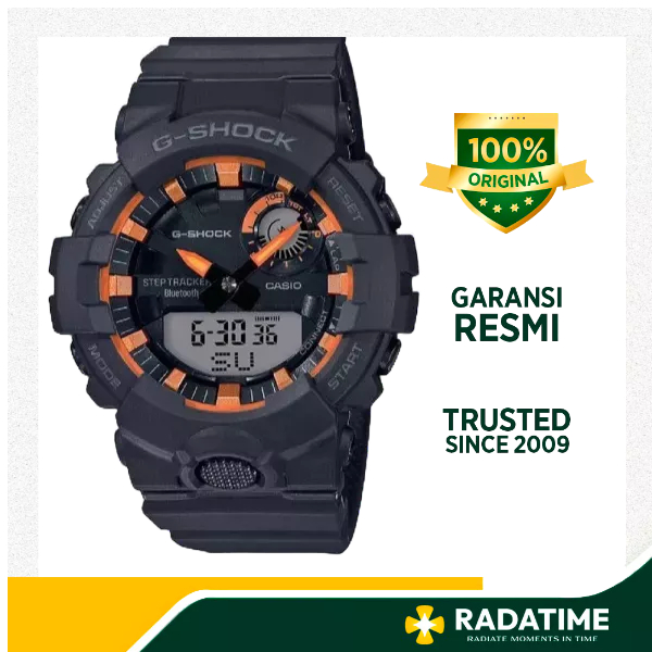 Jam Tangan Pria Casio G-Shock G-Squad 100% Original Resin GBA-800SF-1ADR