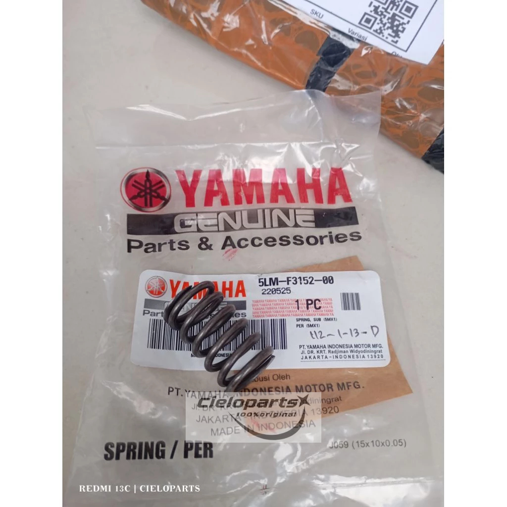SPRING SUB PER SULING SHOCK SOK SHOK MIO AEROX 155 OLD NEW 5LM-F3152-00