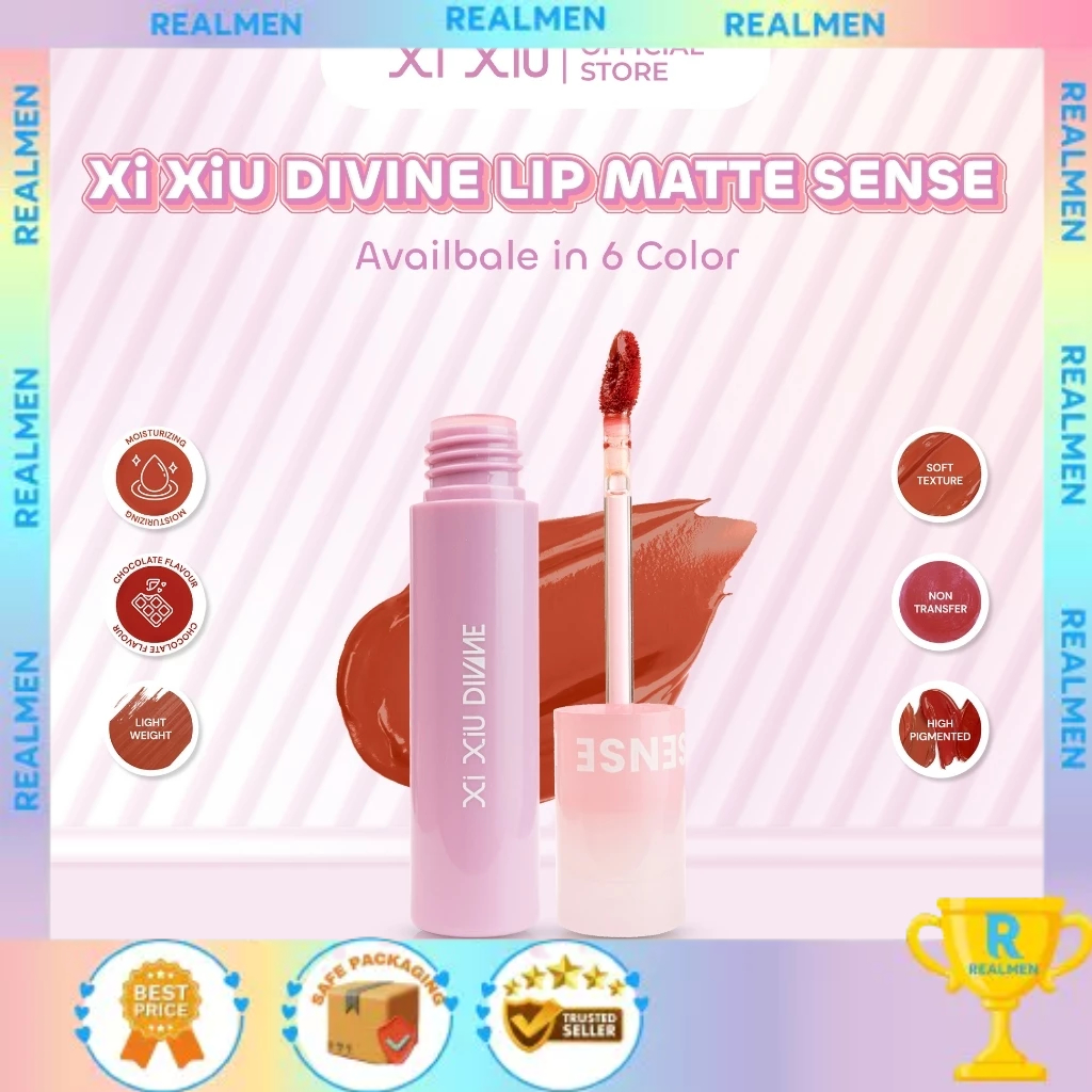 Xi XiU DIVINE LIP MATTE SENSE |Lip Cream Xi Xiu | Transferproof | Lip Matte