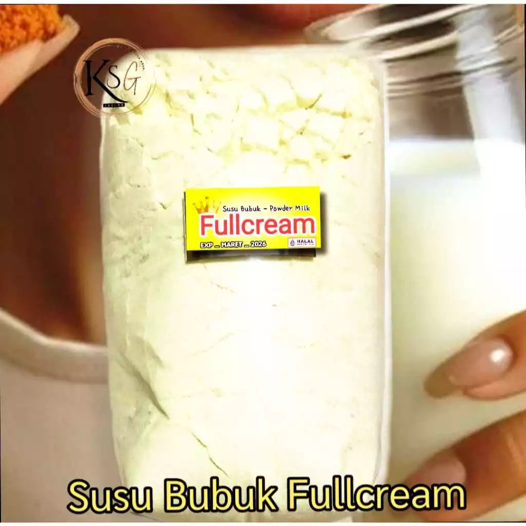 

Susu Bubuk Fullcream Terlaris Kemasan 1kg ORI Netto 1000g Pack Kiloan Grade_A Kualitas Super Murah