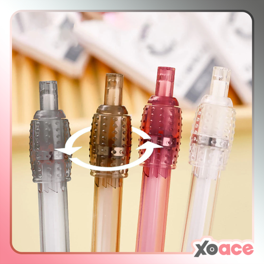 

4 Pcs Spinning Pulpen Bolpoin Gel Pen Mekanik Cetek Fidget Pen DCA2421