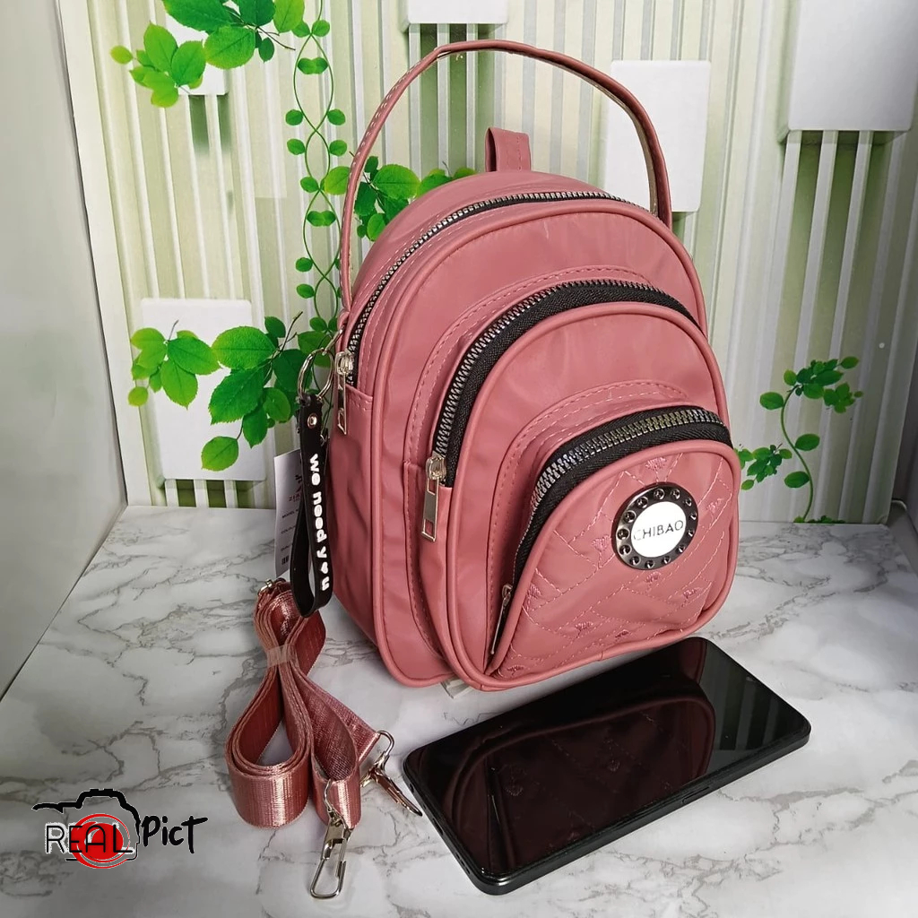tas chibao mini backpack wanita/tas selempang ransel mini wanita