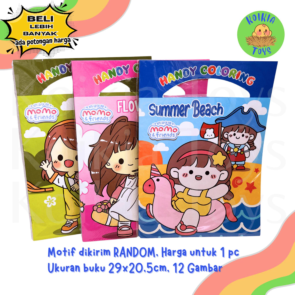 

Buku mewarnai anak-anak Handy coloring book