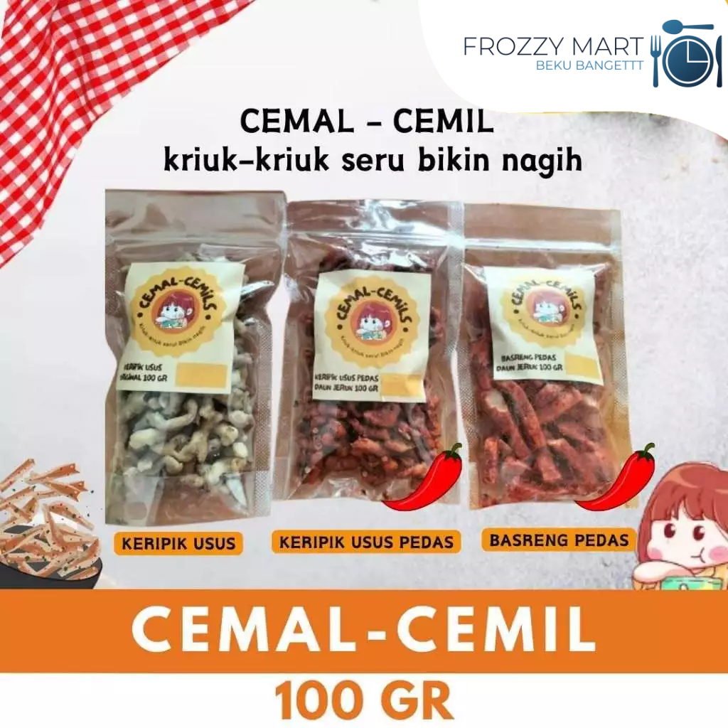 

Cemamil Keripik Usus 100gr – Camilan Renyah Gurih Khas Nusantara