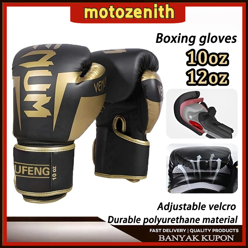 Sarung Tinju Elite Muaythai / Boxing / MMA / Kick Boxing Bisa Cod/Sarung Tinju Muaythai / Boxing / M