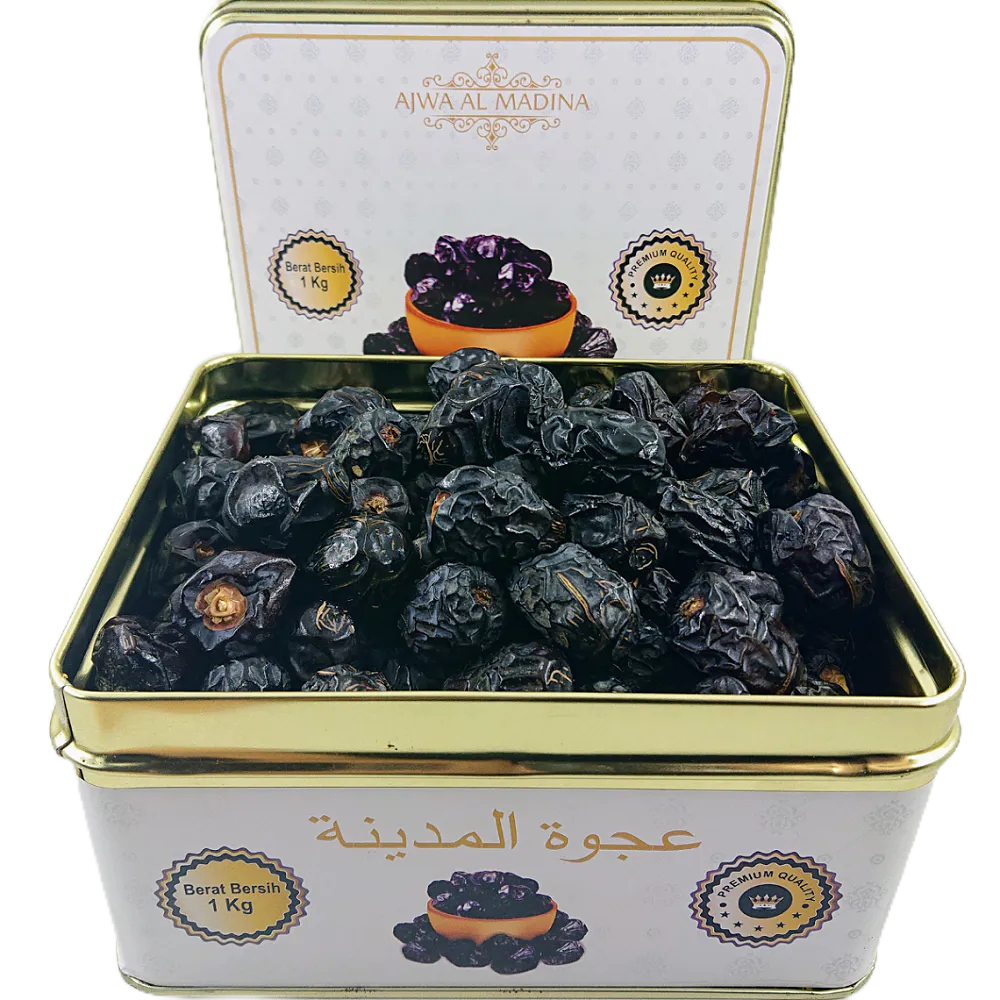 

Kurma Ajwa Premium Al Madina Kaleng 1 Kg