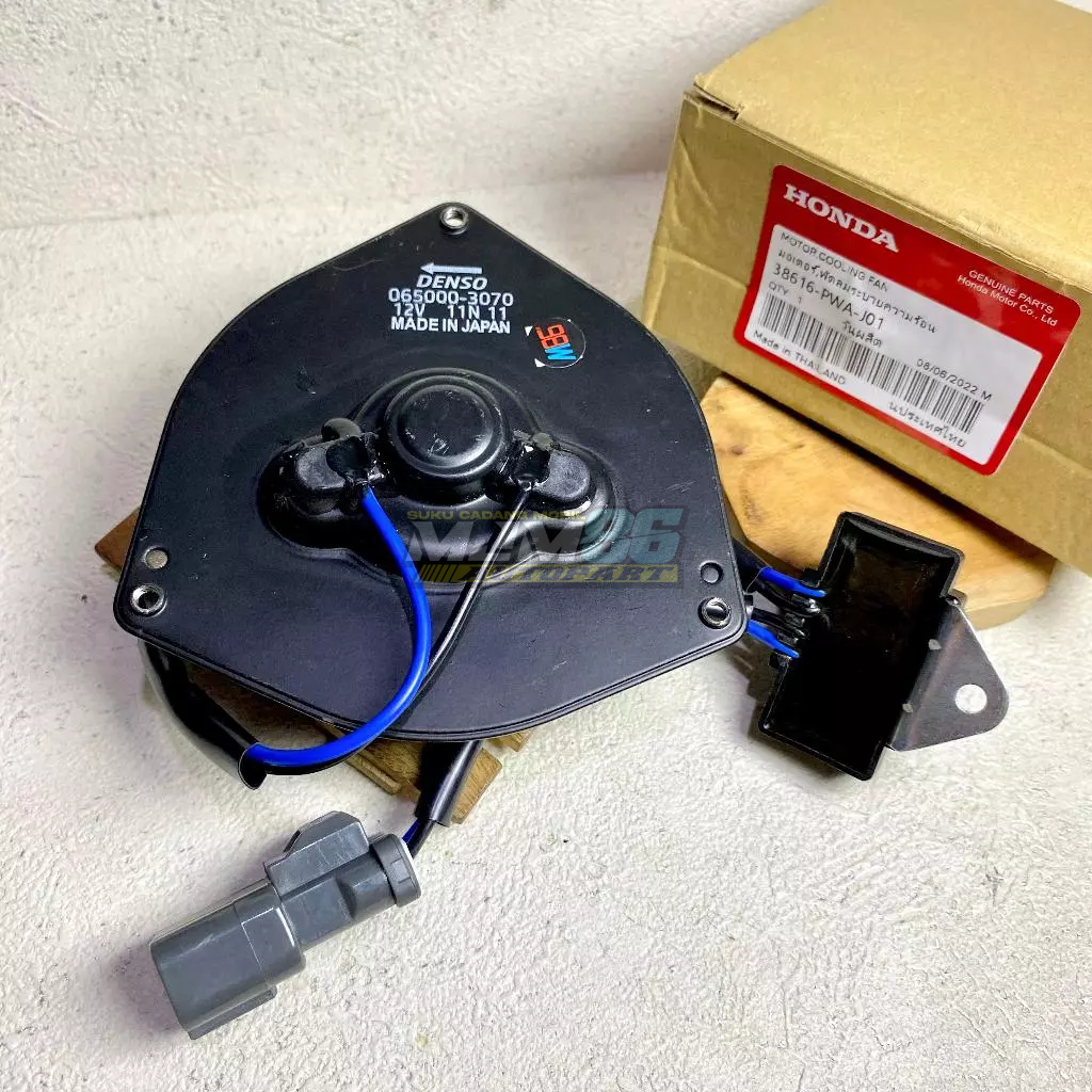 Motor Fan AC Motor Extra Fan 38616-PWA-J01 Honda Jazz GD3 Accord Maestro Accord Cielo Accord S84 VTi