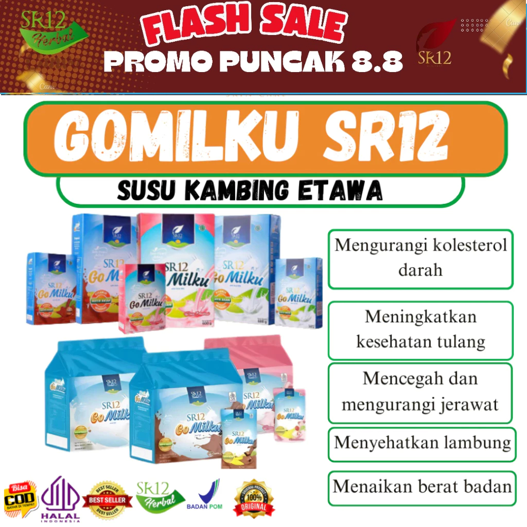 

Gomilku SR12 / Susu Kambing Ettawa SR12