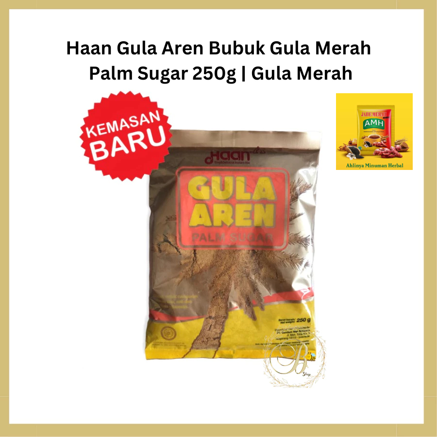 

Haan Gula Aren Bubuk Gula Merah Palm Sugar 250g | Gula Merah