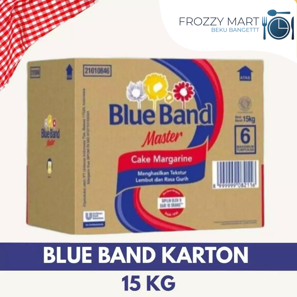 

BLUE BAND Margarine Karton 15kg – Margarin Serbaguna untuk Masak & Baking