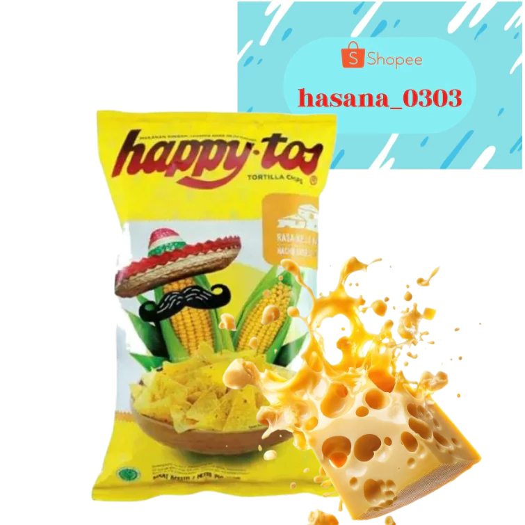 

Happytos Tortila Chips NACHO CHEESE 140 Gram