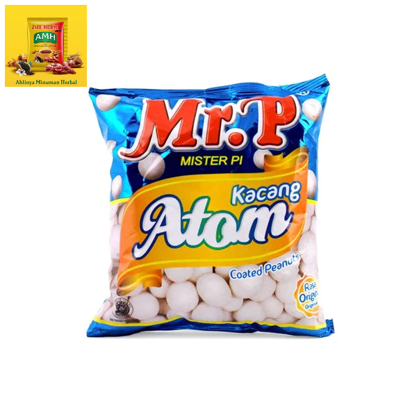 

MR. P ATOM COATED PEANUTS ORI 130GR | MAKANAN RINGAN ORIGINAL