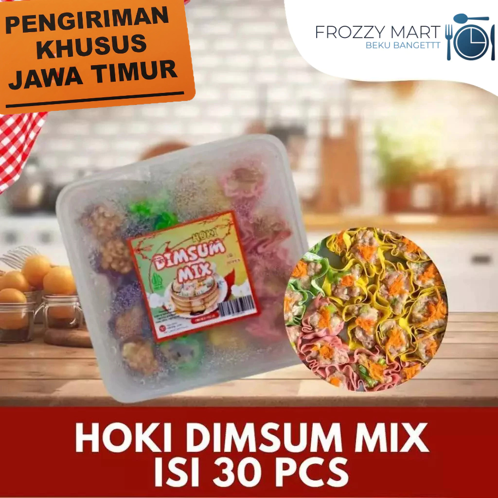 

HOKI Dimsum Mix Isi 9–30 Pcs – Siomay & Dimsum Frozen Food Praktis, Siap Kukus / Goreng