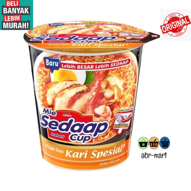 

MIE SEDAAP CUP KARI SPECIAL ( BELI BANYAK LEBIH MURAH ) xx