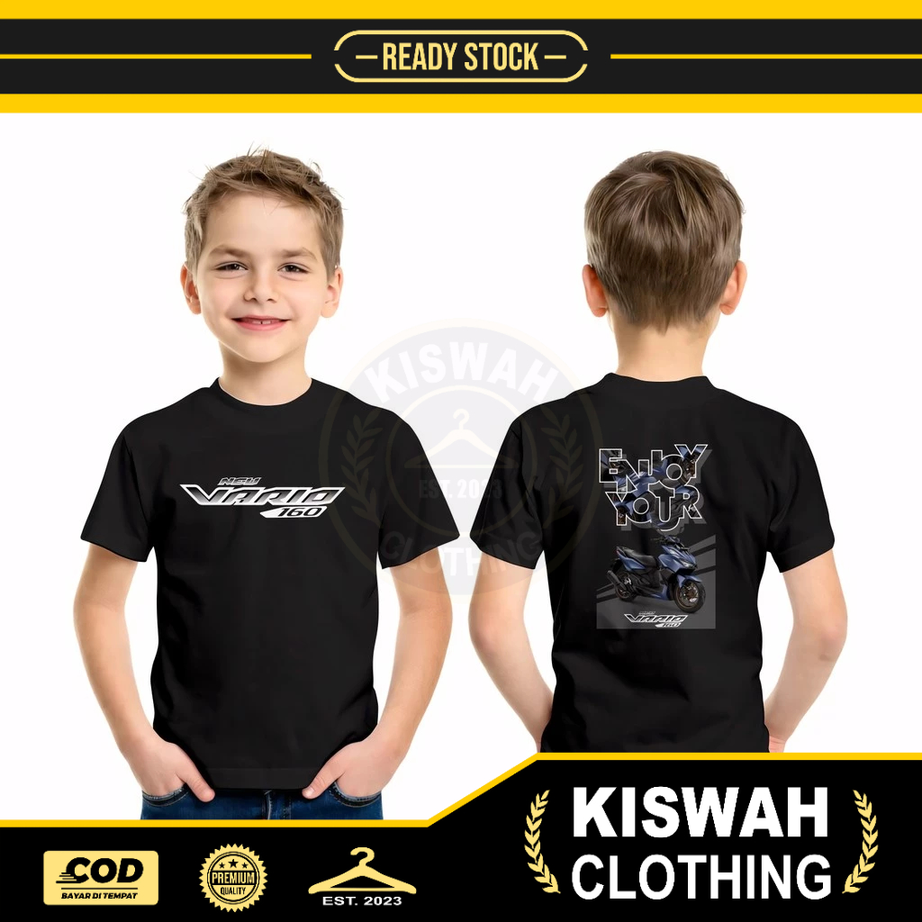 Kaos Tshirt Anak Enjoy Your Vario 160 Honda New Vario 160 DB Kaos Distro