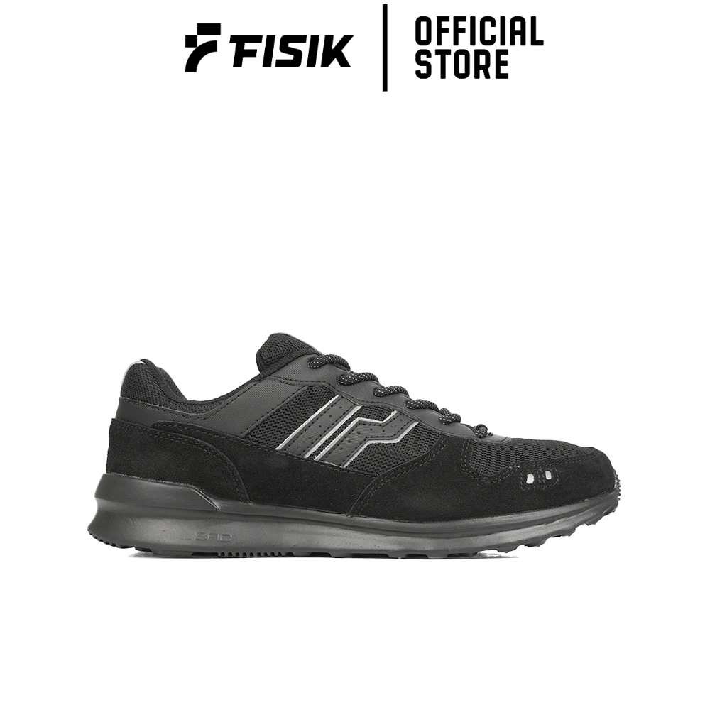 PIERO SEPATU SNEAKERS PRIA JOGGER ALPHA BLACK/BLACK/BLACK PIE1000452