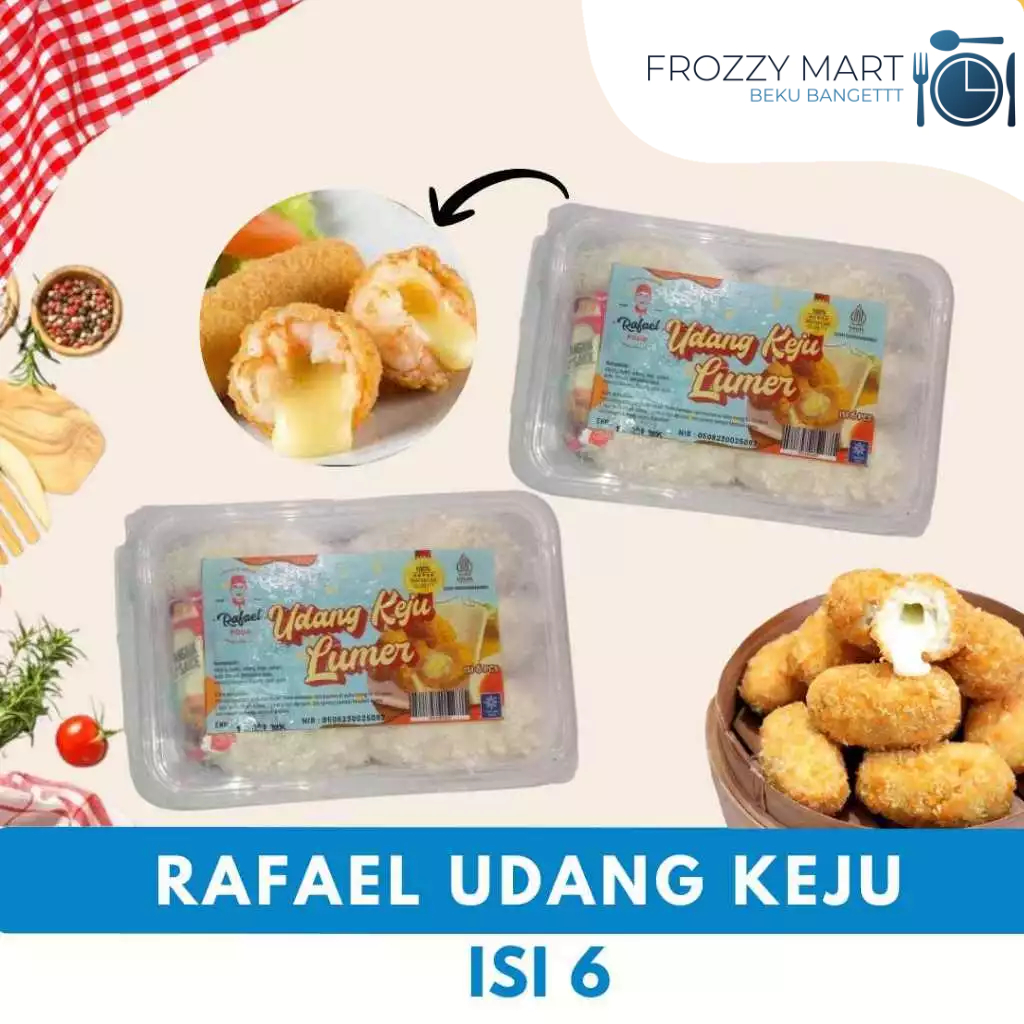 

Rafael Dimsum Udang Frozen (Udang Keju Isi 6 / Shrimp Dumpling Isi 20) – Dimsum Udang Enak Praktis