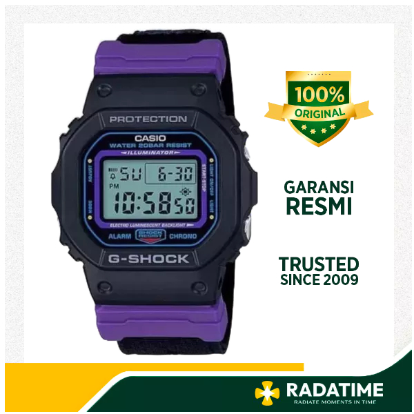 Jam Tangan Pria Casio G-Shock Special Color Models 100% Original Canvas DW-5600THS-1DR