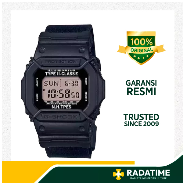 Jam Tangan Pria Casio G-Shock Standard Digital 100% Original Canvas DW-D5600NH-1DR