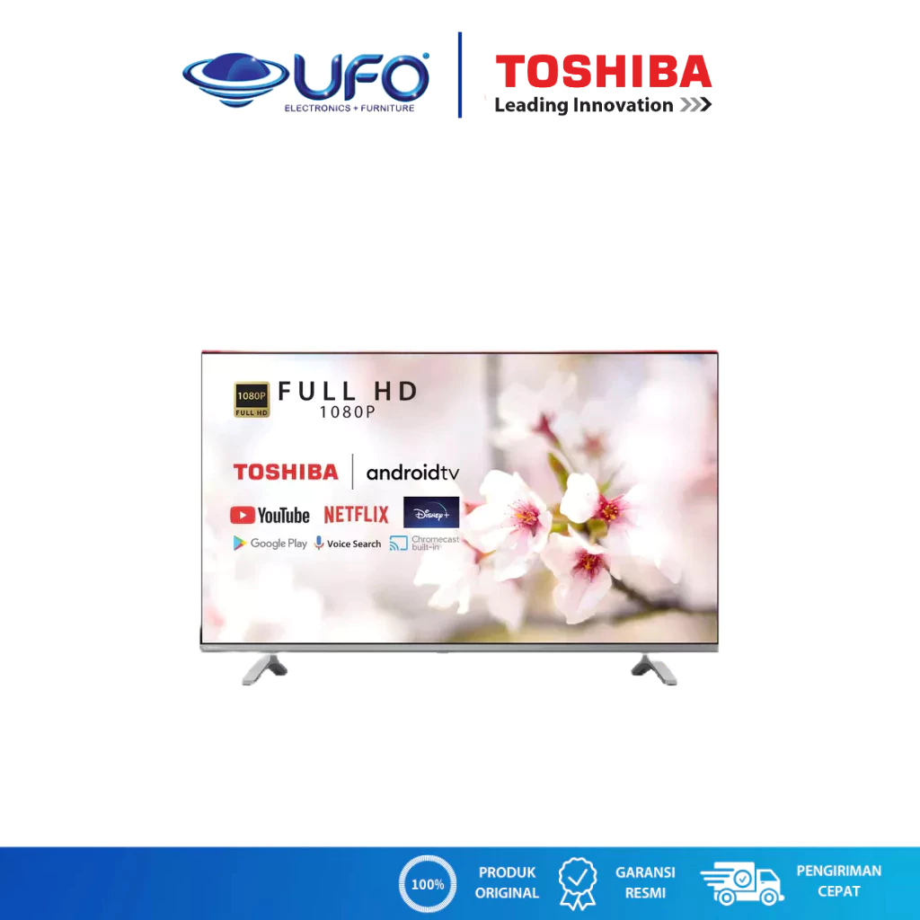 Toshiba TV 43 Inch LED Smart Android Full HD 43V35KP | Smart TV 43 Inch