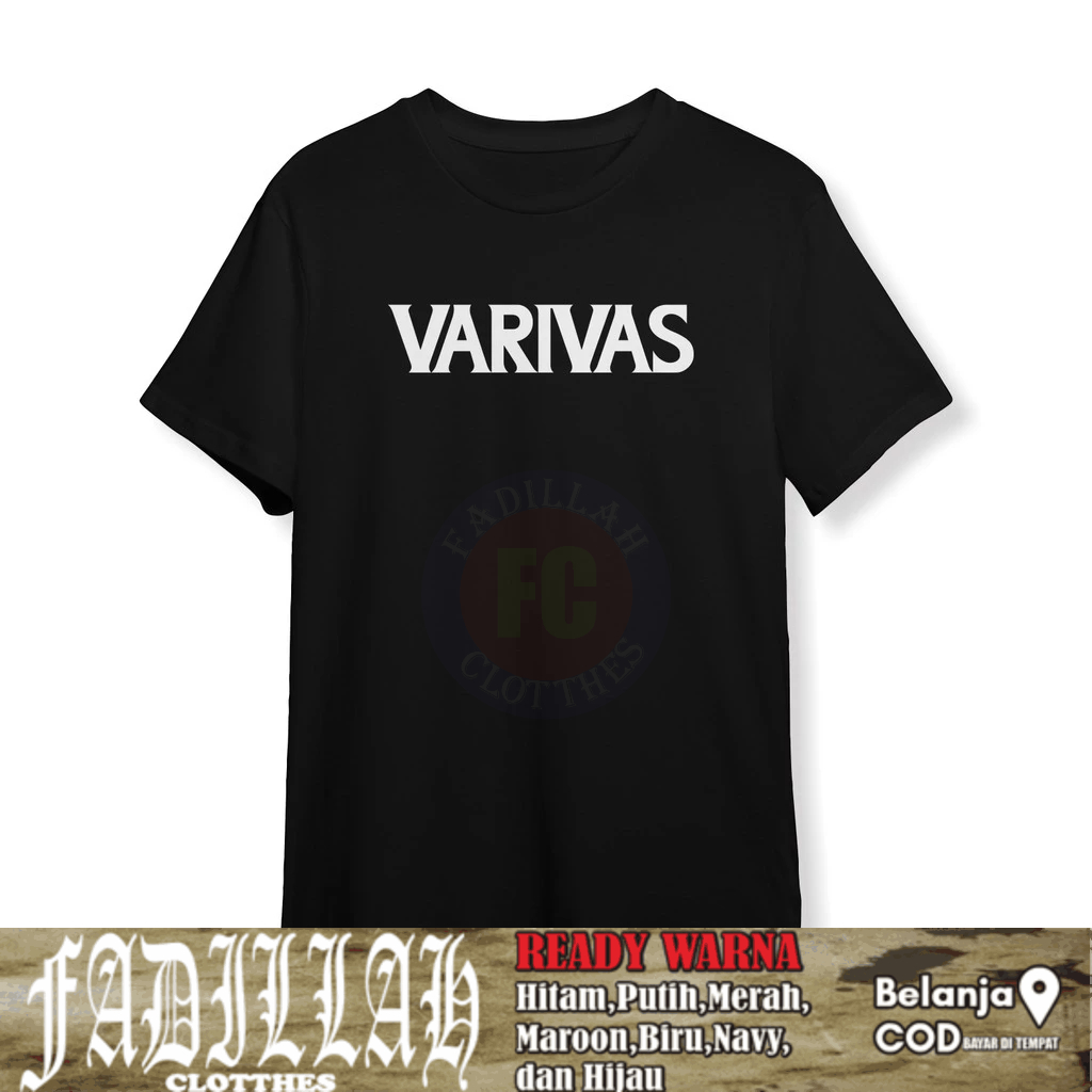 Baju Kaos Mancing Varivas Logo Baju Distro