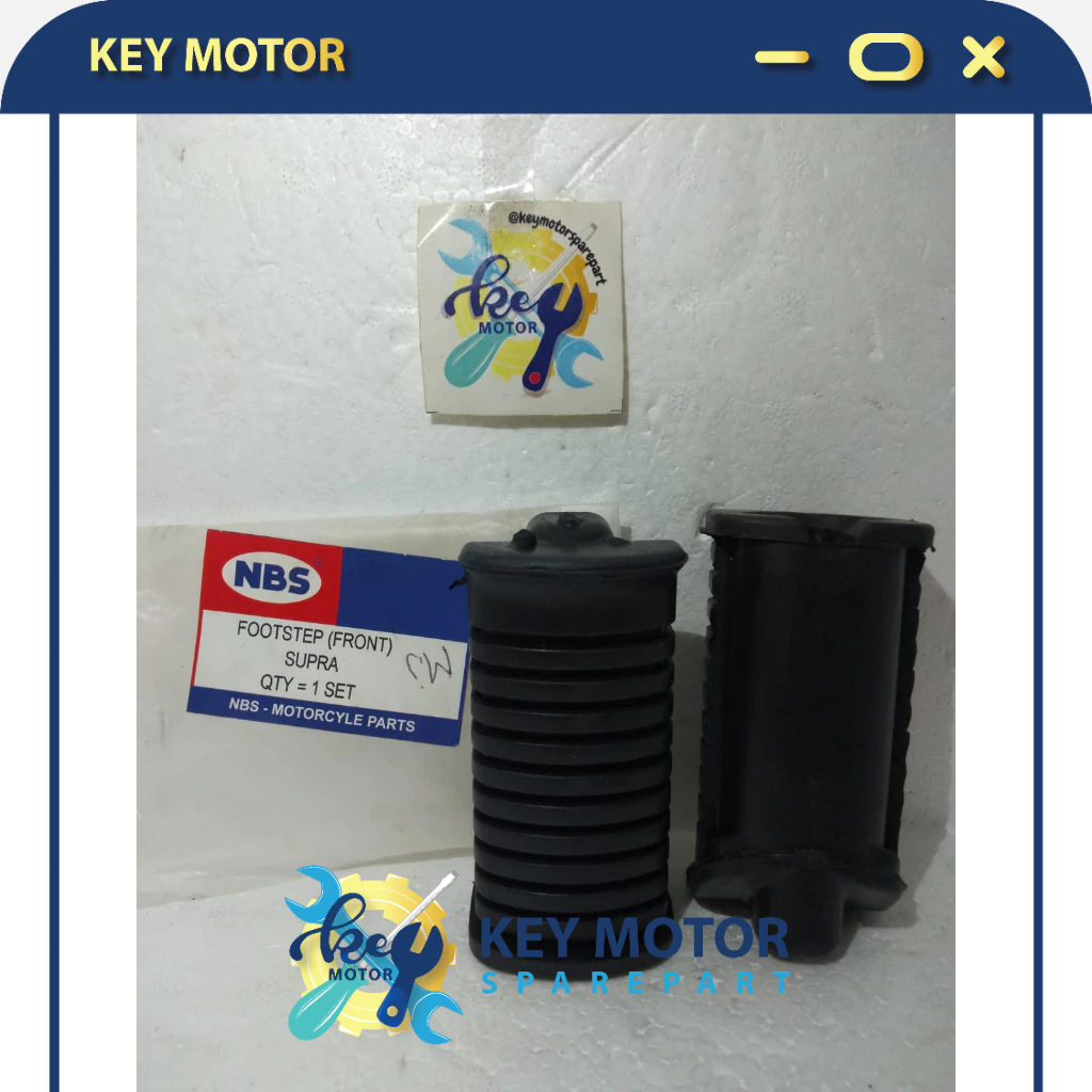Karet Bastep / Pijakan Kaki Depan Motor Supra