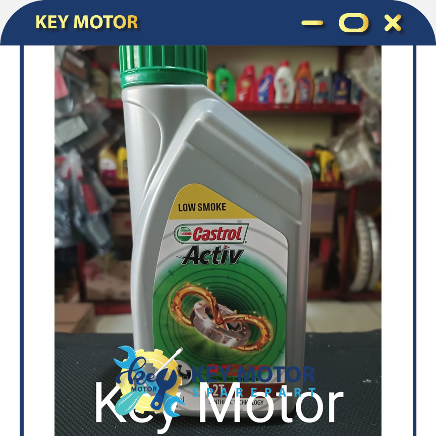 Oli Samping Motor 2T / 2 Tak Castrol Activ Low Smoke 0.7L 100% Asli