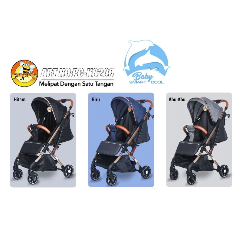STROLLER BABY PACIFIC LIPAT OTOMATIS K8200