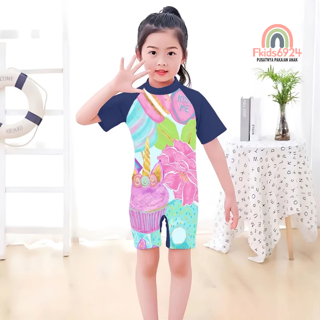 baju renang anak perempuan surfer girl