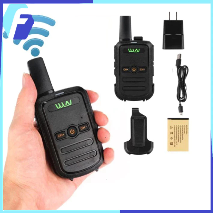 【Ready Stock】HT WLN-C51 HT sipil daya tinggiMini Wln Two-Way Radio Walkie Talkie 2 unit /1unit WLN-C