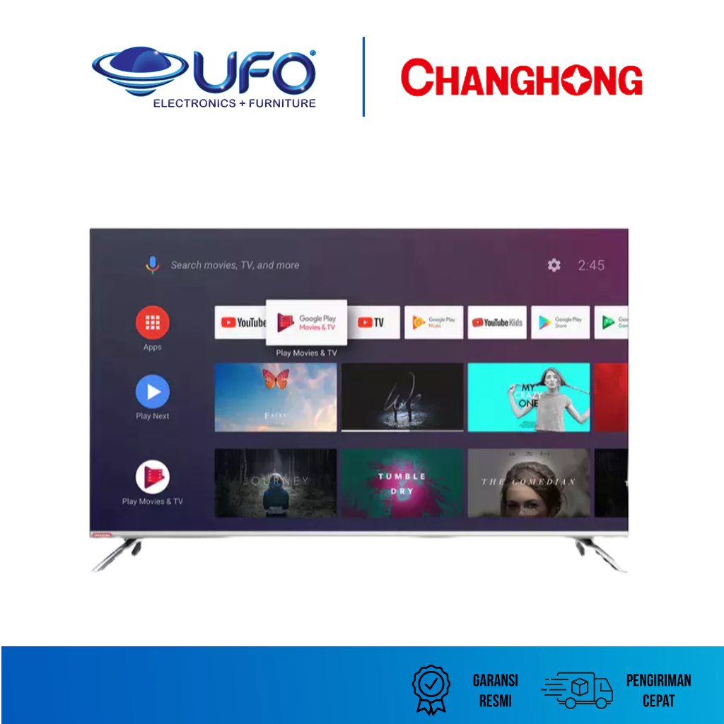 Changhong TV Led Smart Android 40 Inch L40H7