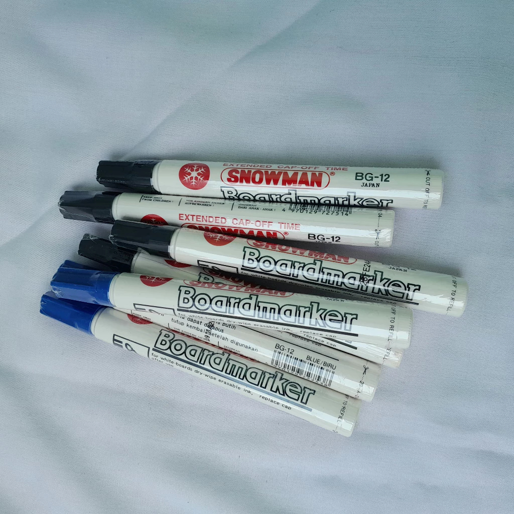 

SNOWMAN /Spidol White Board ABG-12 Warna - Pcs/spidol tidak permanen