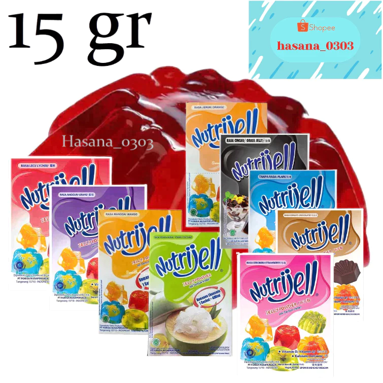 

Nutrijell Jelly Powder Instant 15 Gram