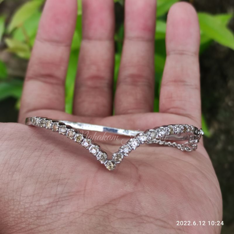 gelang perak berlian asli eropa terjangkau