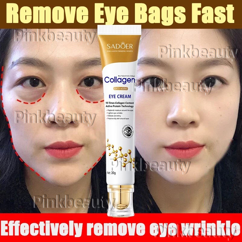 Collagen Eye Cream 20g krim mata panda dan kantung mata penghilang Mata Panda Penghilang Kantung Mat