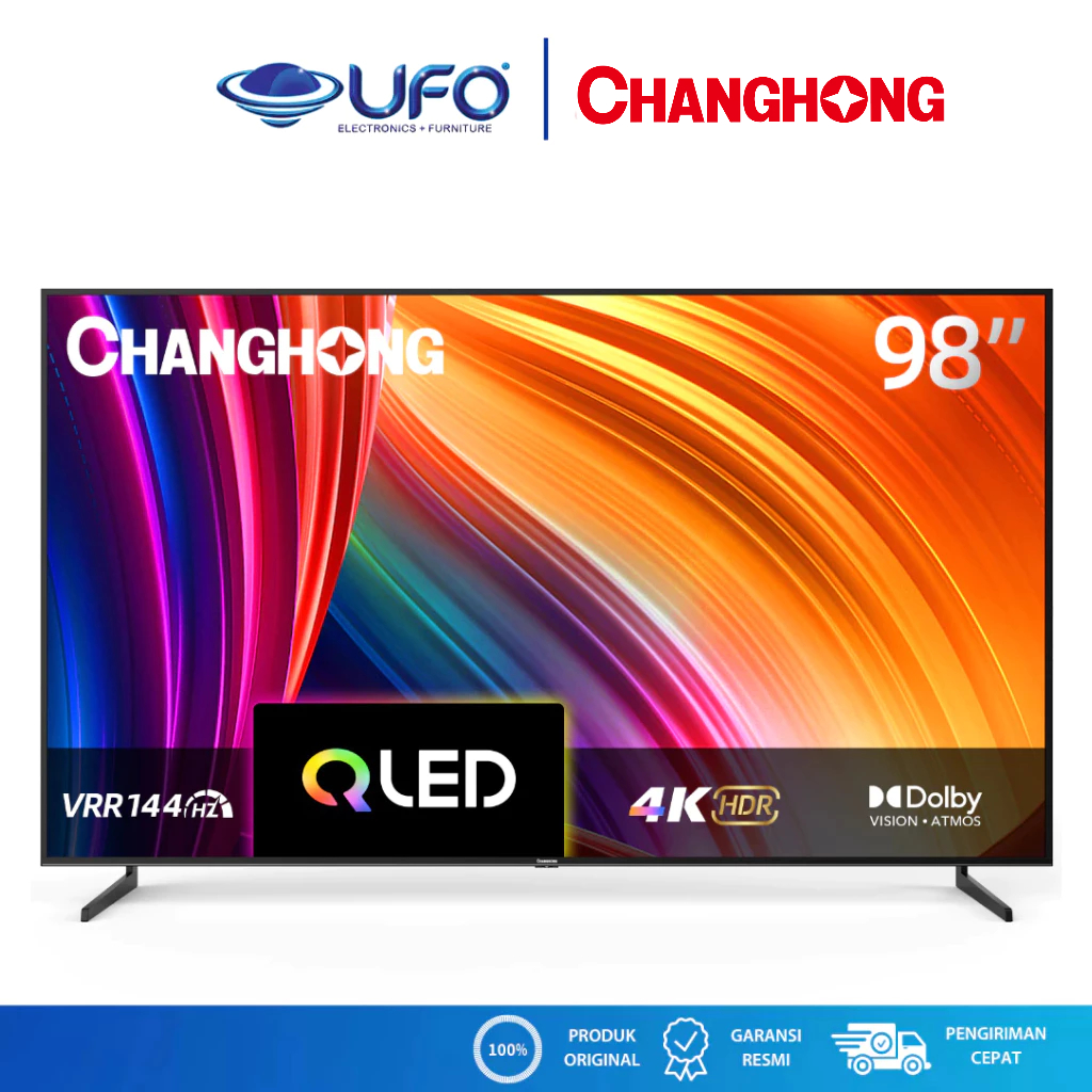 Changhong U98F8TPRO TV 98 Inch QLED Smart TV 4K UHD