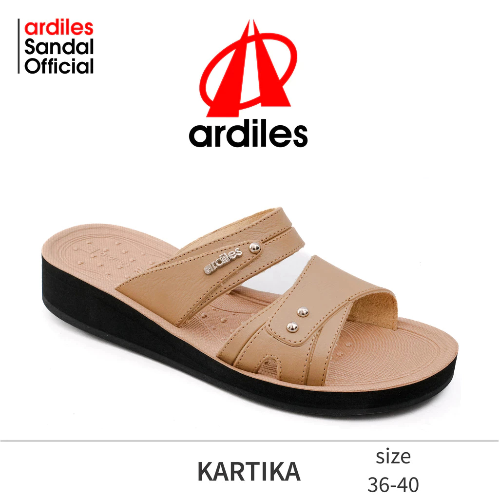 ARDILES SANDAL SENDAL SELOP SLOP SLIP ON CASUAL FORMAL WANITA PEREMPUAN DEWASA REMAJA KARTIKA