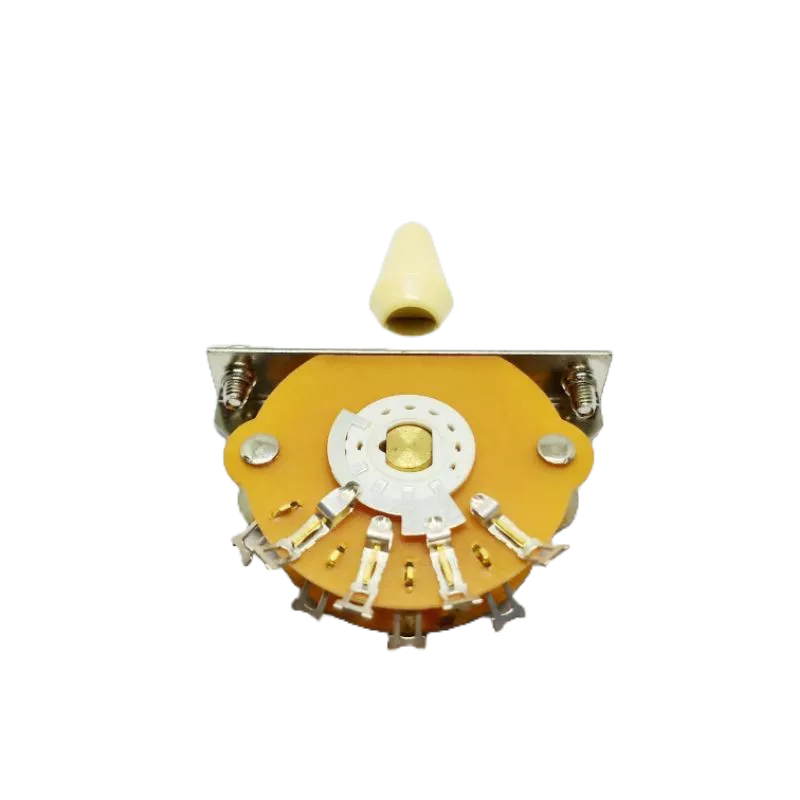 Guitar Switch Grigsby Oak 5 Way Ivory Tape Toggle / Switch Gitar Elektrik Grigsby Oak 5 Way