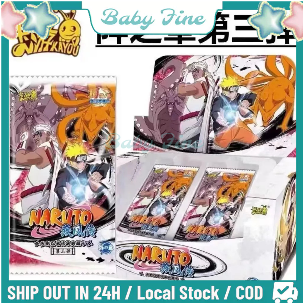 ⭐100%ORI⭐Naruto Kayou Tier 2 Uzumaki Sasuke Ninja Koleksi Game Kartu Langka Kartu Naruto Original Na
