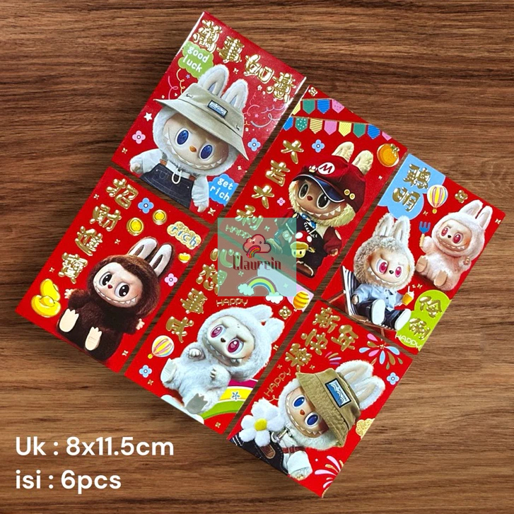 

Amplop Angpau IMLEK EDISI LABUBU 1 Pack Isi 6pcs THR Banyak Motif Dan Karakter LUNAR NEW YEAR CHINESE GONG XI FA CAI