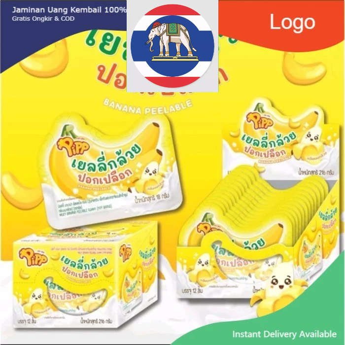 

original PIPP MILKY BANANA PEELABLE GUMMY snack